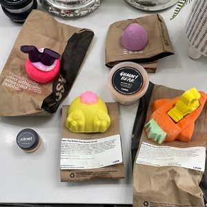 Lush bath products